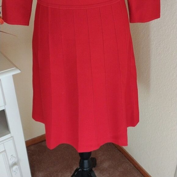 Ann Taylor Red Knit Dress - Picture 3 of 10